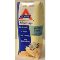 ATKINS Advantage Vanilla Shake 11 OZ (325 ml) (Pack of 12)