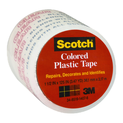 Scotch Clear Colored Plastic Tape