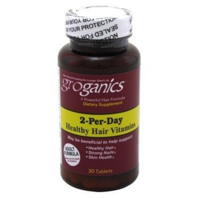 Groganics DHT Vitamins 2 a Day, 30 Count