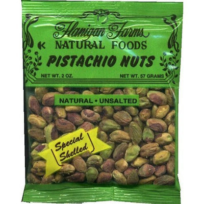 Flanigan Farms Natural Foods Pistachios Meats, Unsalted 2oz (6 Pack)