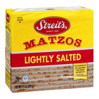 Streit's Matzos Lightly Salted