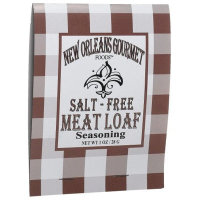 New Orleans Gourmet Foods Orleans Gourmet Foods Salt-Free Cajun Meat Loaf Seasoning, 1-Ounce Bags (Pack of 8)