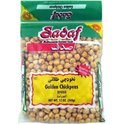 Sadaf Chick Peas Golden, 12-Ounce (Pack of 6)