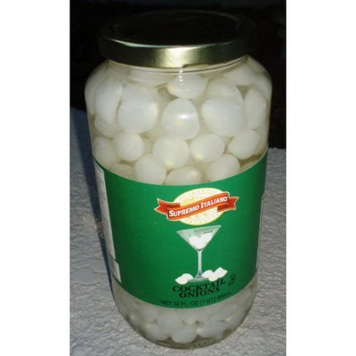 Cocktail Onions 32oz, Supremo Italiano