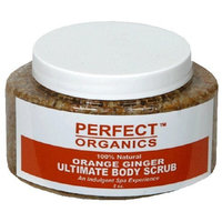 Perfect Organics Ultimate Body Scrub, Orange Ginger, 8-Ounce Jar