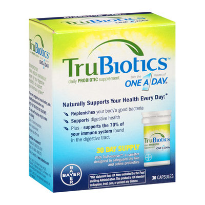 One A Day TruBiotics Probiotic Supplement Capsules