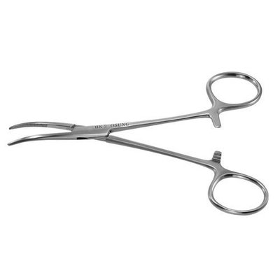 Osung HTK145C Kelly Hemostat, Curved, 5 1/2