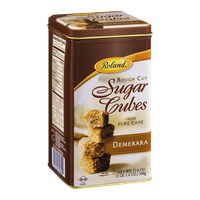 Roland Rough Cut Sugar Cubes Demerara