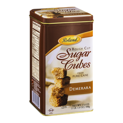 Roland Rough Cut Sugar Cubes Demerara