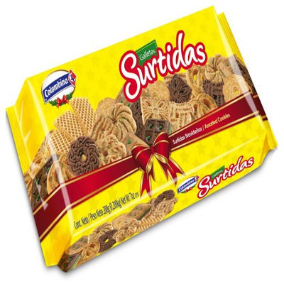 Colombina Asst. X-Mas Cookies Yellow Box