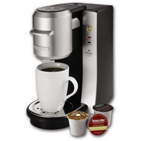 Mr. Coffee Single-Serve Coffeemaker, BVMC-KG2-001, Black and Silver