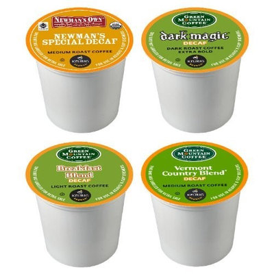 Green Mountain Coffee Decaf Variety Sampler Pack, 22 ct K-Cups
