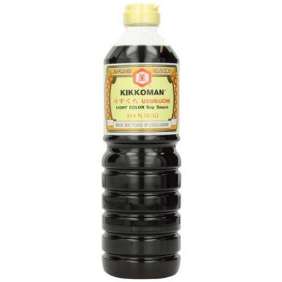 Kikkoman Usukuchi Soy Sauce, 33.8-Ounce (Pack of 3)