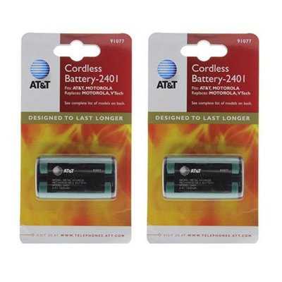 AT & T 89-0045-00 (2-Pack) Telephone Batteries