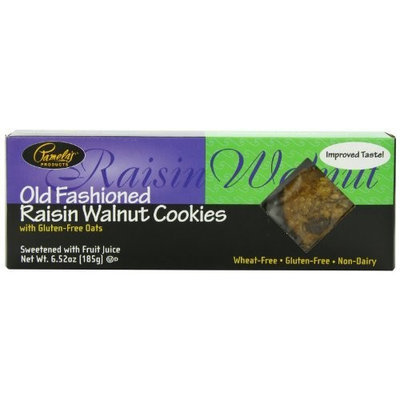 Pamela's Products Raisin Walnut Cookies, 6.52-Ounce Boxes (Pack of 6)