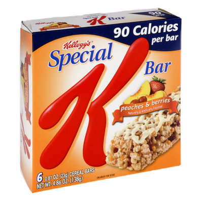 Special K® Kellogg Calories Peaches & Berries Cereal Bars