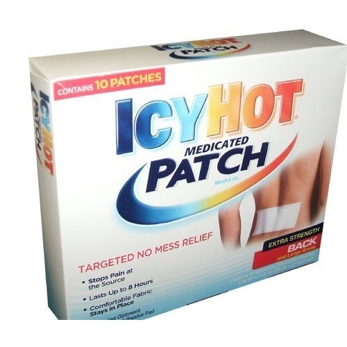 Icy Hot Medicated Patch for Back and Large Area - 10 Patches