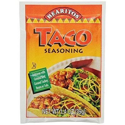 Little Bear Bearitos Taco Seasoning, 1.4 Ounce (Pack of 12)