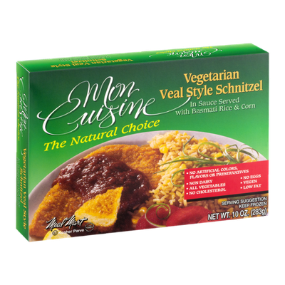 Mon Cuisine Vegetarian Veal Style Schnitzel