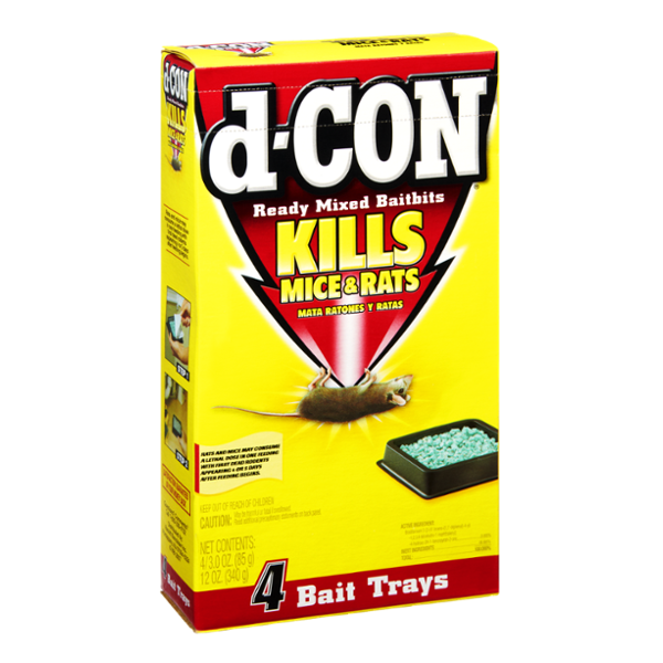 D Con Commercial Mice Love It To Death D-Con Ready Mixed Baitbits Kills Mice & Rats Bait Trays - 4 CT Reviews 2019