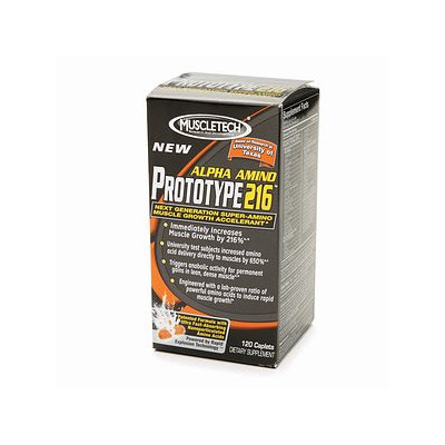 MuscleTech Alpha Amino Prototype 216 Dietary Supplement Caplets