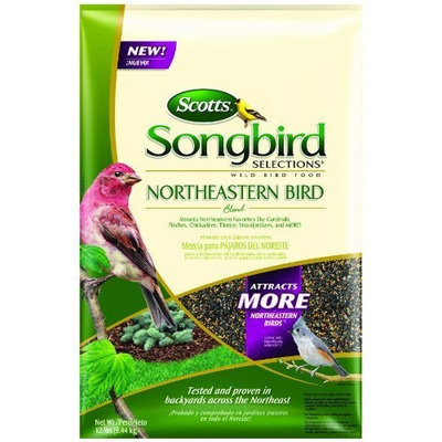 Scotts 1025220 Songbird Selections Northeastern Bird Seed Blend Wild Bird Food Bag, 12-Pound (Discontinued by Manufacturer)