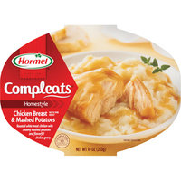Hormel : Chicken Breast & Gravy w/Mashed Potatoes Compleats Microwave Bowls