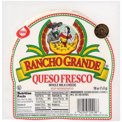 Rancho Grande Whole Milk Fresco Queso Cheese, 10 oz