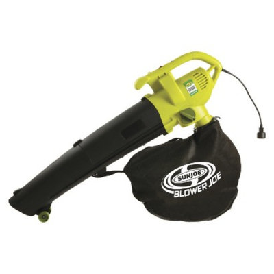 Snow Joe Sun Joe 3-in-1 Lawn Blower, Vacuum Mulcher and Leaf Shredder - Black