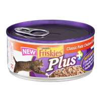 Friskies® Plus+ Cat Food Classic Pate Chicken & Tuna