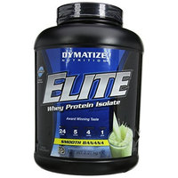 Dymatize Nutrition Elite Whey Protein Powder, Smooth Banana, 5 Pound