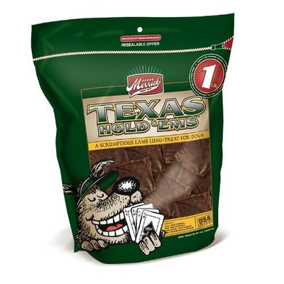 Merrick Lamb Filet Squares Lamb Lung Dog Treat - 10 OZ/12 COUNT
