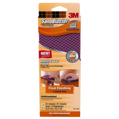3M 3681-1248 3m 2 Pack 400 Grit SandBlaster Flexible