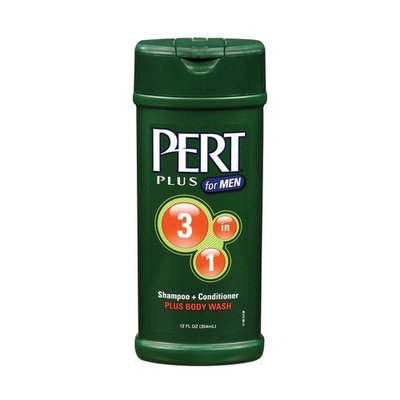 Pert Plus for Men 3 in 1 Shampoo + Conditioner Plus Body Wash 12 fl oz (354 ml)