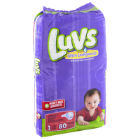 Luvs Ultra Leakguards Size 1 Diapers - 50 CT