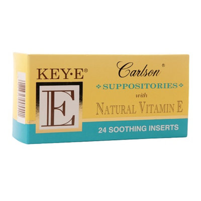 Carlson Key-E Suppositories with Natural Vitamin E