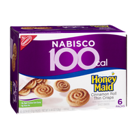 Nabisco 100 Cal Honey Maid Cinnamon Roll Thin Crisps Baked Snacks - 6 PK