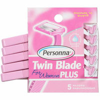 Personna Razor Blades Twin Blade Plus 5 Pack