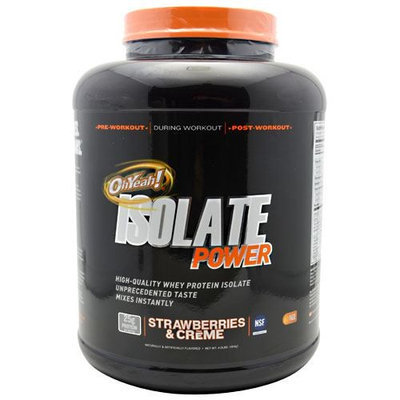 ISS Oh Yeah, Isolate Powder Strawberries & Creme 4 lbs
