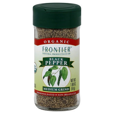 Black Pepper Medium Grind Organic - 1.8 oz,(Frontier)