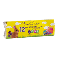 Russell Stover Marshmallow Eggs Milk Chocolate - 12 CT