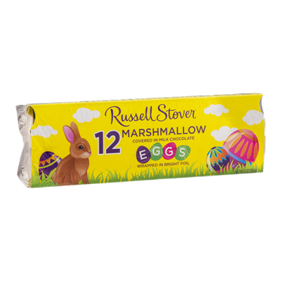 Russell Stover Marshmallow Eggs Milk Chocolate - 12 CT