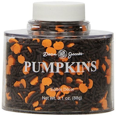 Dean Jacob's Dean Jacobs Pumpkins Shapes Stacking Jar, 3.2-Ounce (Pack of 6)