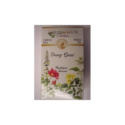 ORGANIC CONNECTIONS,LTD Celebration Herbals Organic Dong Quai Tea Caffeine Free -- 24 Herbal Tea Bags