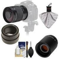 Samyang 500mm f/8.0 Mirror Lens with 2x Teleconverter (=1000mm) for Sony Alpha NEX-C3, NEX-F3, NEX-5, NEX-5N, NEX-7 Digital Cameras