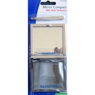 LaCross Mirror Compact With Slant Tweezers (Sally Hansen)
