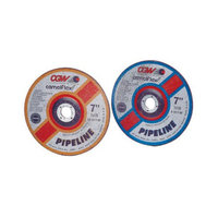 CGW Abrasives Depressed Center Wheels-Pipeline, Cutting / Light Grind - 7x1/8x5/8-11 za24-t-b pipeline zirc t27 ct whl