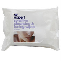 Boots Expert Sensitive Cleansing & Toning Wipes
