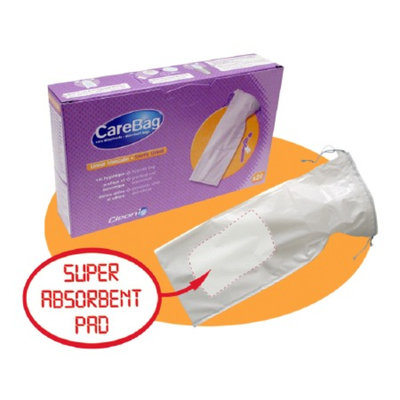 Cleanis CareBag Men's Urinal Bag with Super Absorbent Pad