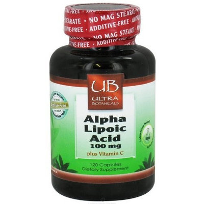 Ultra Botanicals - Alpha Lipoic Acid plus Vitamin C 100 mg. - 120 Capsules